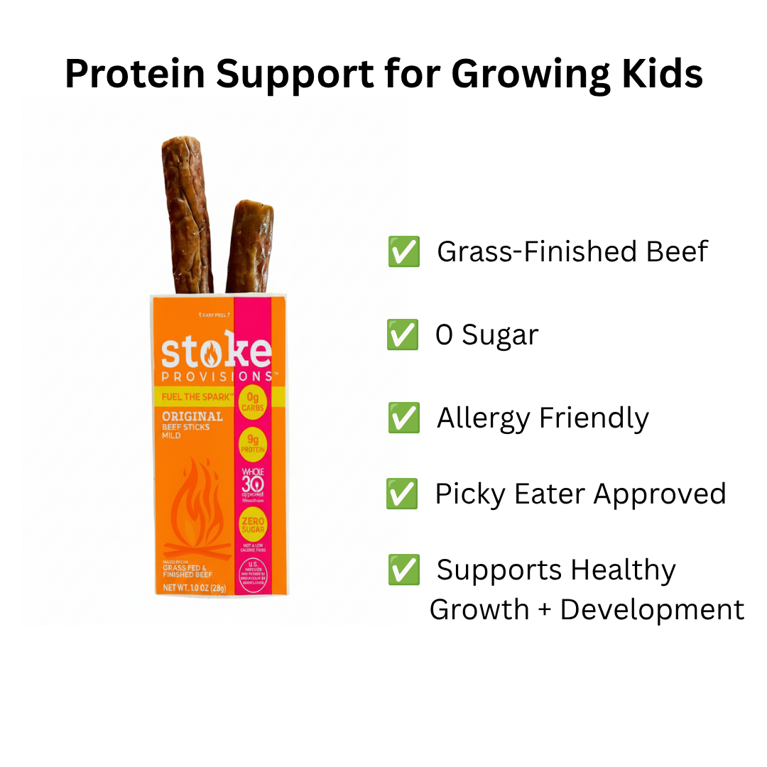 Stoke Grass-Finished Beef Sticks: Original