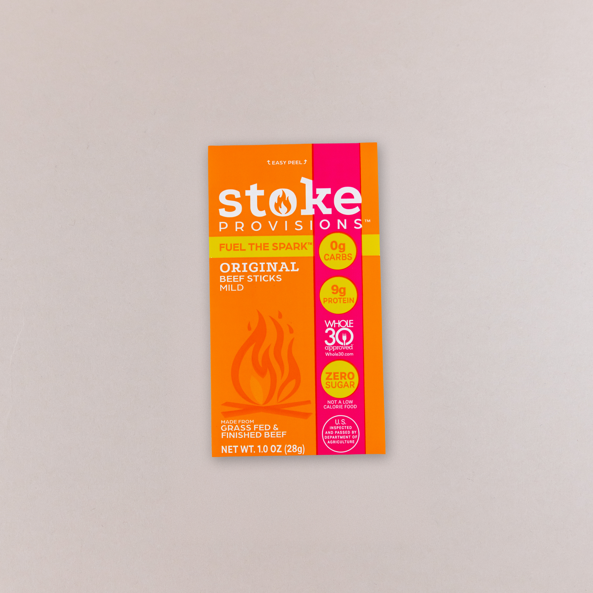 stokke meat Original Beef Snack Sticks (10 Pack)